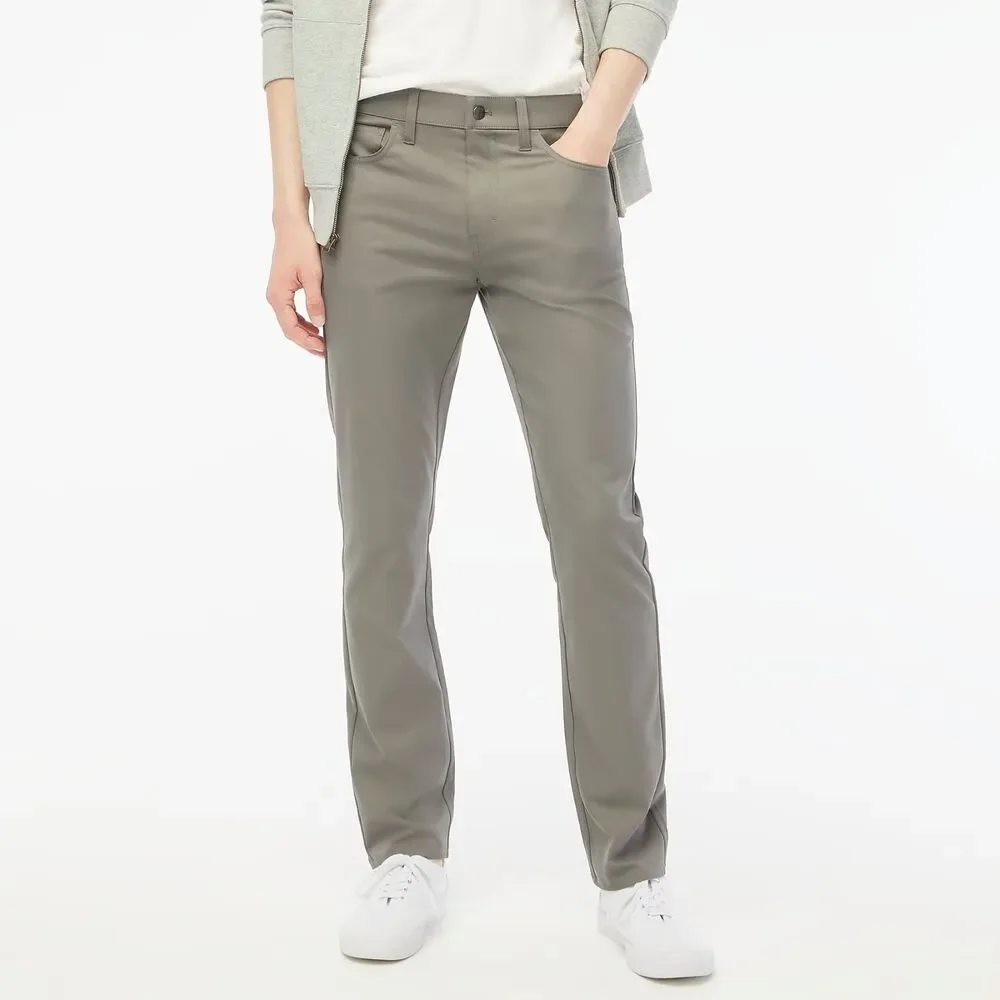 J Crew Slim Fit Tech Pants Mens 30x32 Gray Lightweight Flex
